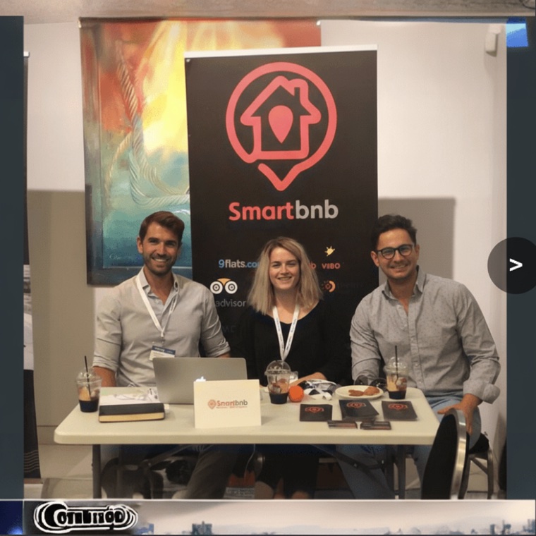 Το περίπτερο της Smartbnb σε έκθεση